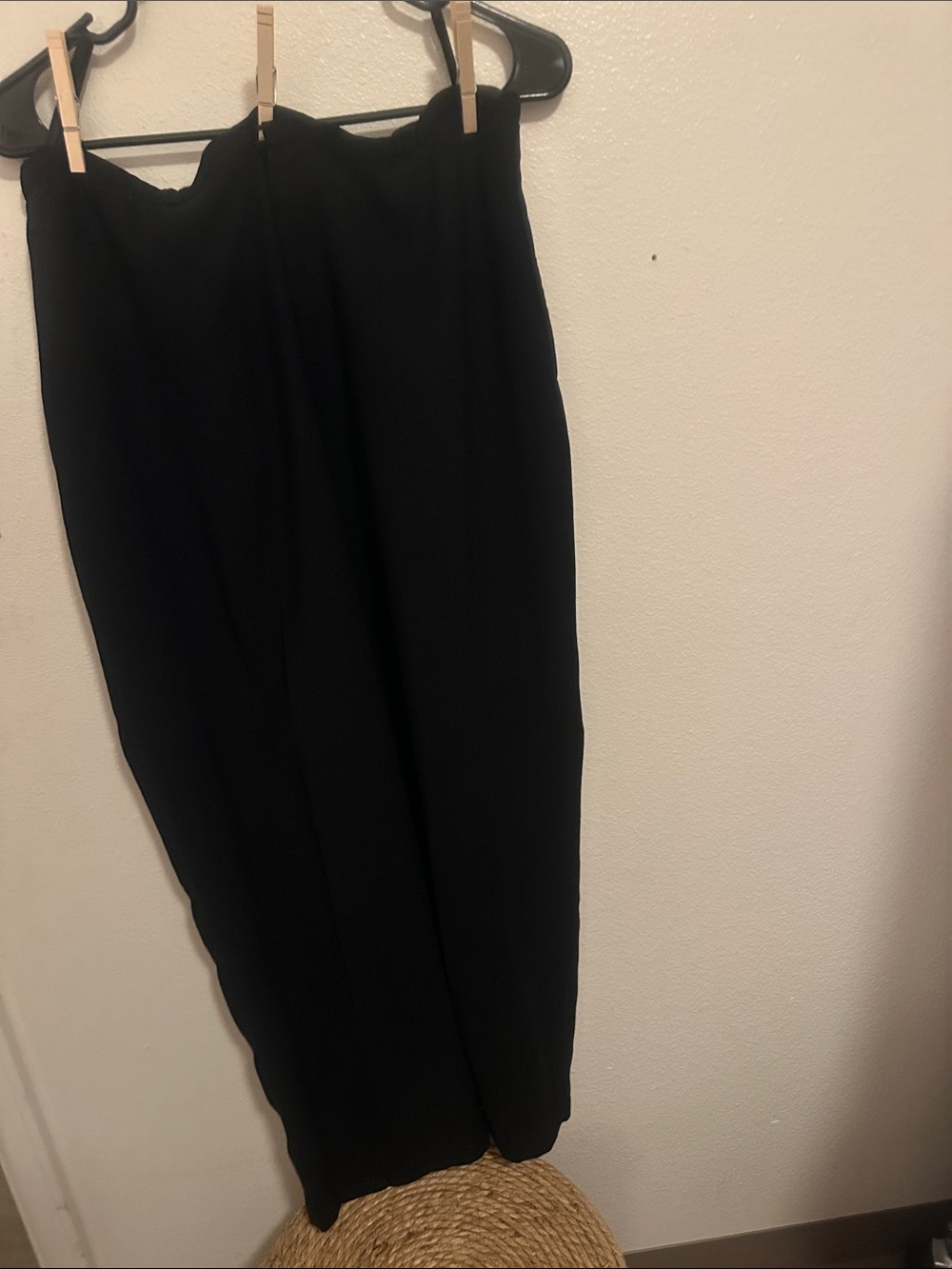 Source Unknown Black Wide Leg Pants